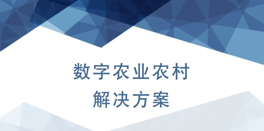 【ppt資料】數字農業農村解決方案【69頁PPT】